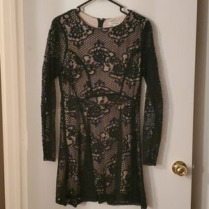 Speechless Sz L Black Lace dress